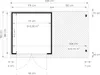 Alpholz Gerätehaus Mollie Plus 335x199cm mit 14mm Produktbild-Vorschau 6