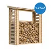 Porta legna da ardere - 1,75 m3 - L86xL184xH200 cm - Porta Anteprima dell’immagine prodotto 1
