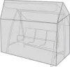 Altalena da giardino per Hollywood verde 225 cm x 175 cm x Anteprima dell’immagine prodotto 2