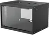 INTELLINET Wandverteiler 19" 6 HE 540x400 Flatpack schwarz Náhľad obrázku produktu 1
