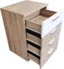 Nachtschrank Nina mit 4 Schubladen HTI-Line Produktbild-Vorschau 4