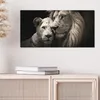 DEQORI Hybrid Leinwand Bild 60x30 cm 'Zarte Wildheit' Produktbild-Vorschau 4