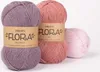 Włóczka Drops Flora 21 / róż / uni colour Podgląd zdjęcia produktu 2