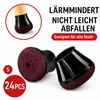 24 Stück Stuhlbeinschoner Silikon mit Filz – Bodenschutz Produktbild-Vorschau 1
