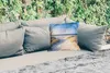 MuchoWow® Outdoor Kissen - Düne - Möwe - Strand - Meer - Produktbild-Vorschau 2