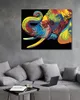 Zuty - Malování podle čísel - BAREVNÝ SLON I, 40x50 cm, Náhled obrázku produktu 2