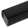 A close-up view of a black soundbar speaker. Produktbild-Vorschau