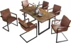 Esstisch Baumkante massiv Akazie Nussbaum 130 x 75 schwarz Produktbild-Vorschau 6