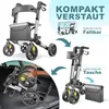 KESSER® Rollator Aluminium faltbar, höhenverstellbar & bis Produktbild-Vorschau 9
