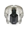 A watch displayed in a unique skull-shaped case. Produktbild-Vorschau