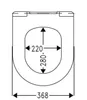 Haro WC-Sitz Ray 537956 D-Shape  passend für Laufen Pro, Produktbild-Vorschau 3