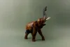 Elefant laufend, Holz-Elefant mit erhobenen Rüssel, Produktbild-Vorschau 6