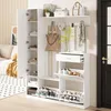 Merax Garderobenset, Wandgarderobe mit Haken, Produktbild-Vorschau 5