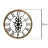 Horloge murale avec mécanisme visible, Ø 70 cm, cadre en Voir les images du produit 7