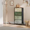 WOLTU Kommode mit 4 Schubladen aus Stoff, Sideboard, Produktbild-Vorschau 4