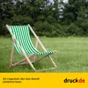 Liegestuhl - schmal gestreift - Grün - klappbar - aus Produktbild-Vorschau 4
