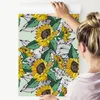 10m VLIES TAPETE Rolle Blumen Flora Sonnenblumen Blätter Produktbild-Vorschau 3