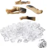 A collection of artificial logs and clear glass pieces, likely for a fireplace. Náhled obrázku produktu
