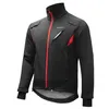 A black and red cycling jacket shown from the front. Anteprima dell’immagine prodotto
