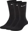 Three black Nike crew socks are arranged in a slightly overlapping manner against a white background. Produktbild-Vorschau
