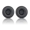 Two black ear pads for headphones are shown against a white background. Produktbild-Vorschau