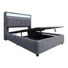 Flieks Hydraulisches Polsterbett 140x200cm mit USB & LED, Produktbild-Vorschau 7