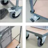 Profi Plattformwagen | HxBxT 102x60x98cm | Traglast 450kg | Produktbild-Vorschau 5