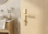 Gold Türbeschlag CUBE WC-Langschildgarnitur für Badtüren WC Produktbild-Vorschau 3