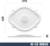 MARBET DESIGN Stuckrosette aus EPS Styropor - Deckenrosette Produktbild-Vorschau 2