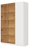 Flieks Glasvitrine mit LED-Beleuchtung, Sammlerschrank mit Produktbild-Vorschau 6