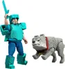 Minecraft The Movie Steve &  Wolf set 2 figures Produktbild-Vorschau 2