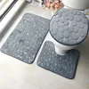 Lot de 3 tapis de bain antidérapants, mousse à mémoire de Voir les images du produit 11