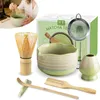 Matcha Set, Bambus Matcha Besen Set 7 Pcs, Keramik Matcha Produktbild-Vorschau 1