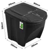 Mülleimer Set Abfalleimer SORTIBOX Eco Wood Müllsortierer Produktbild-Vorschau 4