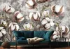 Muralo Vlies Fototapete BAUMWOLLE Blumen Pflanzen Beton Produktbild-Vorschau 9