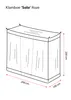 Moskitonet Deconet - Solo - 200 x 100 cm - ROZE - voor 1 Productafbeelding-voorbeeld 2