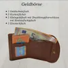 Kleine handliche Party Disco Leder Geldbörse mit RFID Produktbild-Vorschau 2