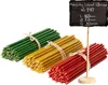 150 St Mehrfarbiger Set von Bienenwachskerzen 3 Farben  Produktbild-Vorschau 1
