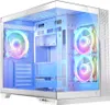 MODECOM Volcano Panorama Apex ARGB 3F Weiß, PC-Gehäuse Midi Produktbild-Vorschau 1