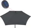 KINGSLEEVE® Sonnenschirm Balkon 300cm LED Beleuchtung UV Produktbild-Vorschau 2