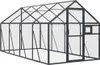 vidaXL Voliera antracite 1,79x4x1,85 m Alluminio Anteprima dell’immagine prodotto 1