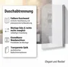 140x80 Duschabtrennung Badewannenaufsatz Faltwand Badewanne Produktbild-Vorschau 11