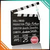 Filmklappe aus Holz Regieklappe 20x18 cm für Dekoration & Produktbild-Vorschau 1