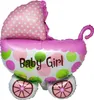 Oblique Unique Folien Luftballon in Kinderwagen Form Baby Produktbild-Vorschau 1