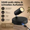 Akku Wandleuchte LED, kabelloser Spot mit Fernbedienung und Produktbild-Vorschau 7