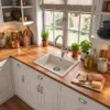 Granitan - Granitspüle - Küchenspüle - 42x45x15 cm - Beige Produktbild-Vorschau 3