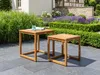2er Garten Beistelltisch aus Akazienholz – Braun Produktbild-Vorschau 11