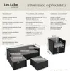 TecTake 404790, Obývací pokoj, Černá Náhled obrázku produktu 7