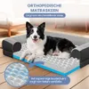 ELONEO Orthopädisches Hundebett, Größe M - Schwarz Produktbild-Vorschau 2