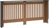 vidaXL Panele grzejnikowe czarne 172 x 19 x 81 cm MDF Podgląd zdjęcia produktu 6